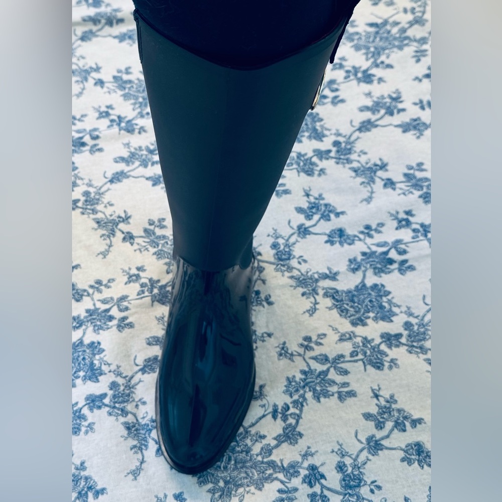 Tommy Hilfiger Navy Rain Boots - Picture 4 of 5